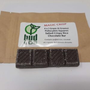 Bud EDs Magic Mushroom Rice Crispy - Psilocybin 4 x 1G