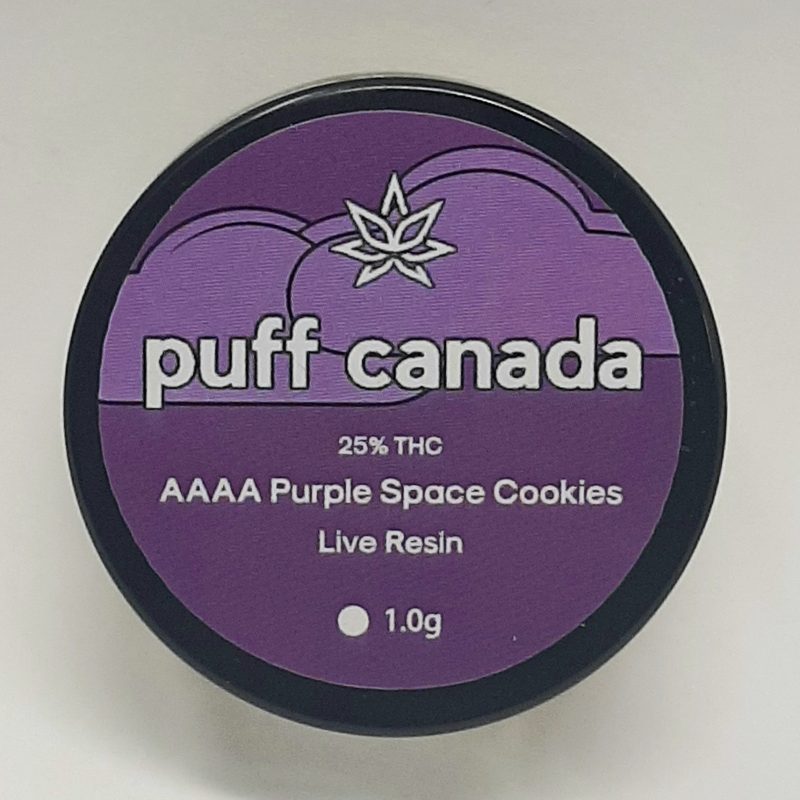 Packaged 1 Gram – AAAA Puff Canada Live Resin – Multiple Flavors Available